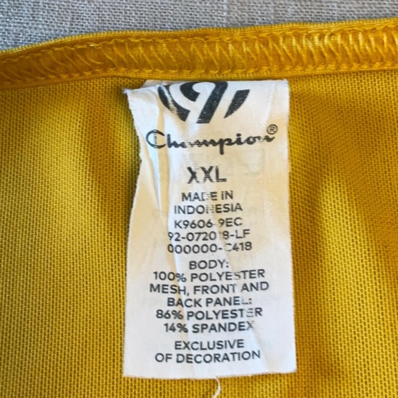 Champion Women's Short Sleeve Mustard Tee - Picture 5 of 5